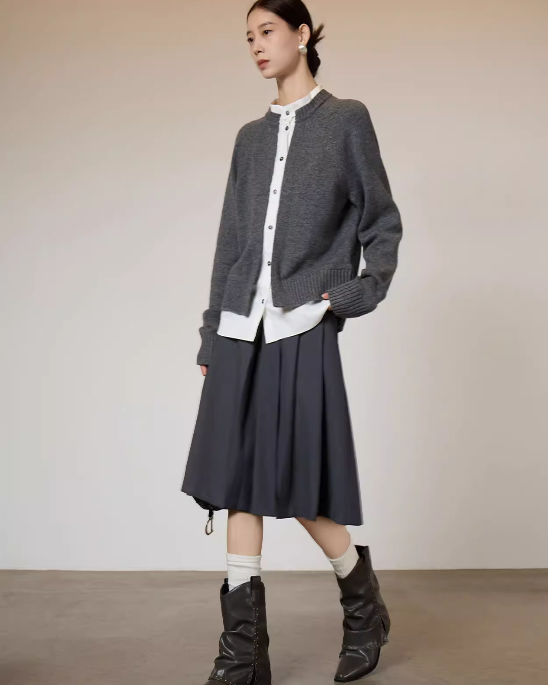 Shirt Docking Knit Top SUY0023