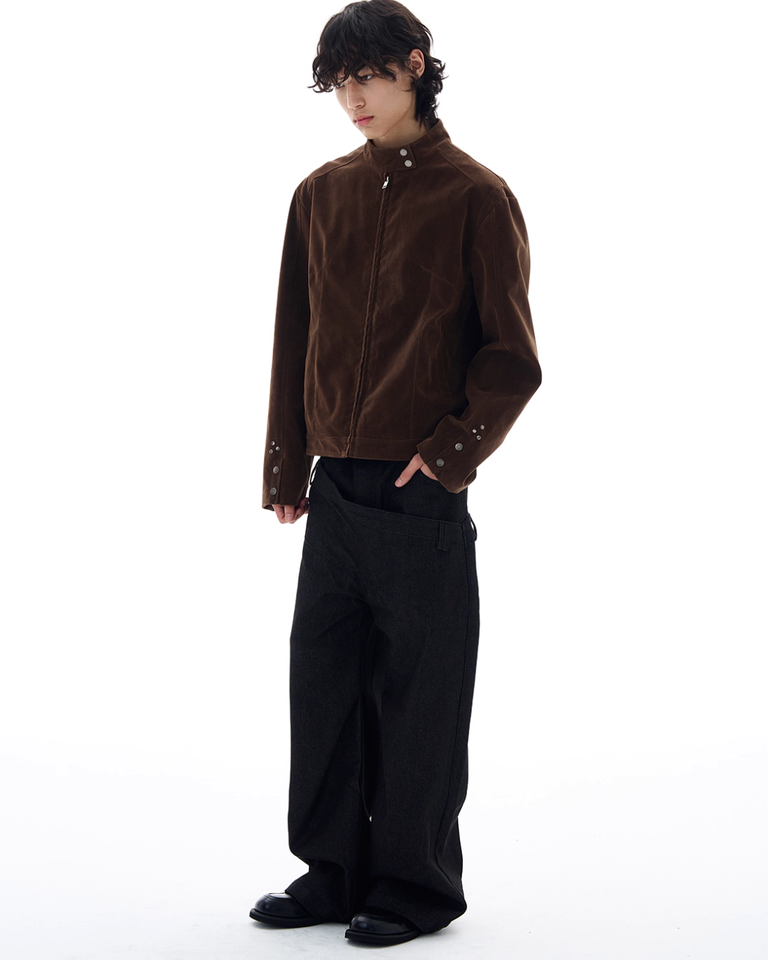 Stand Collar Zip Jacket WLS0003