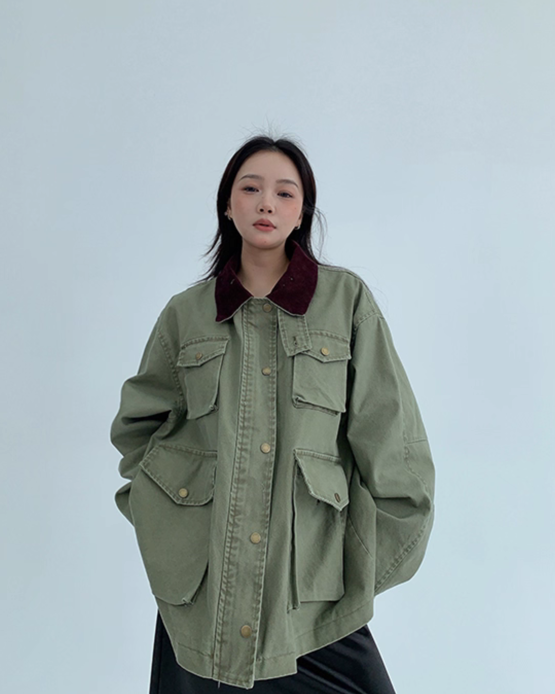 Oversized Military Jacket YLS0911