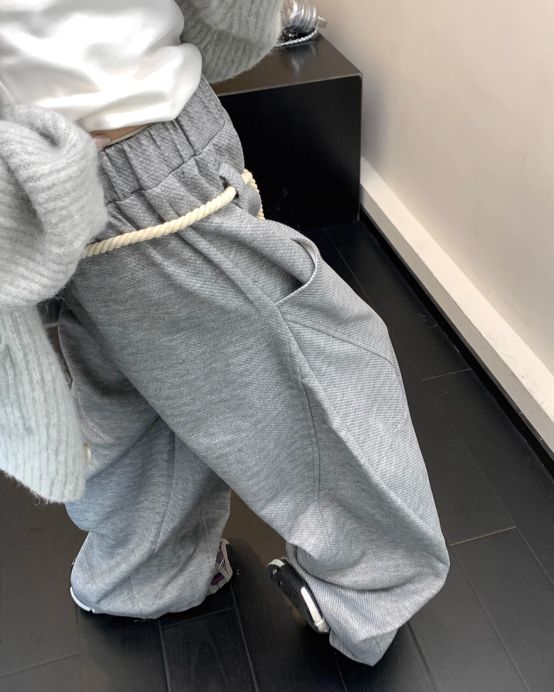 Rope Belt Sweatpants YLS0587