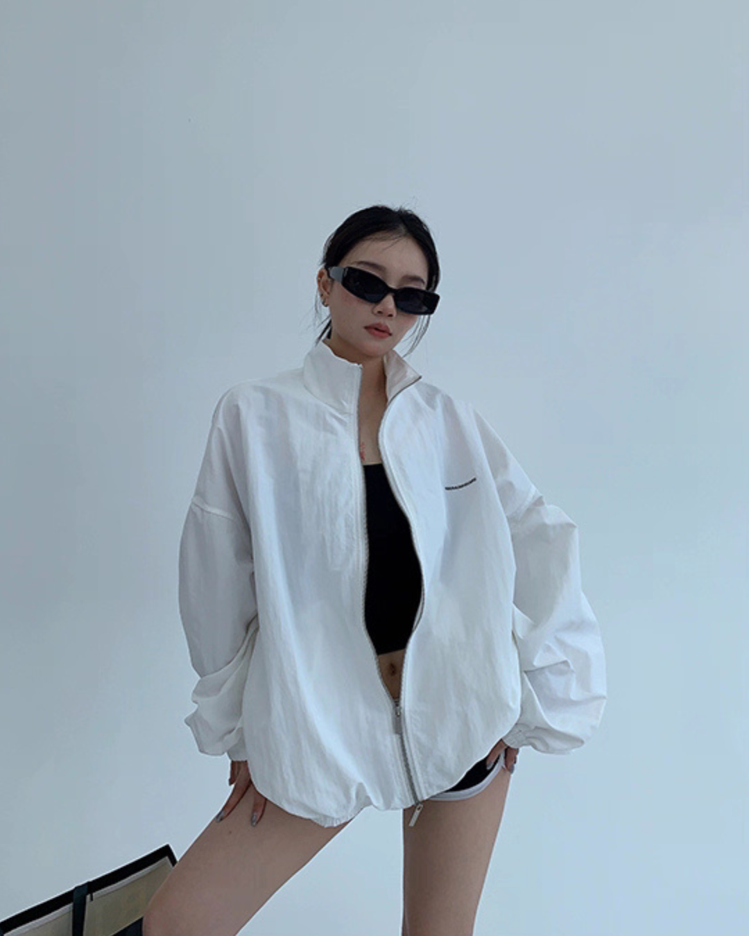 Back Logo Nylon Jacket YLS0906