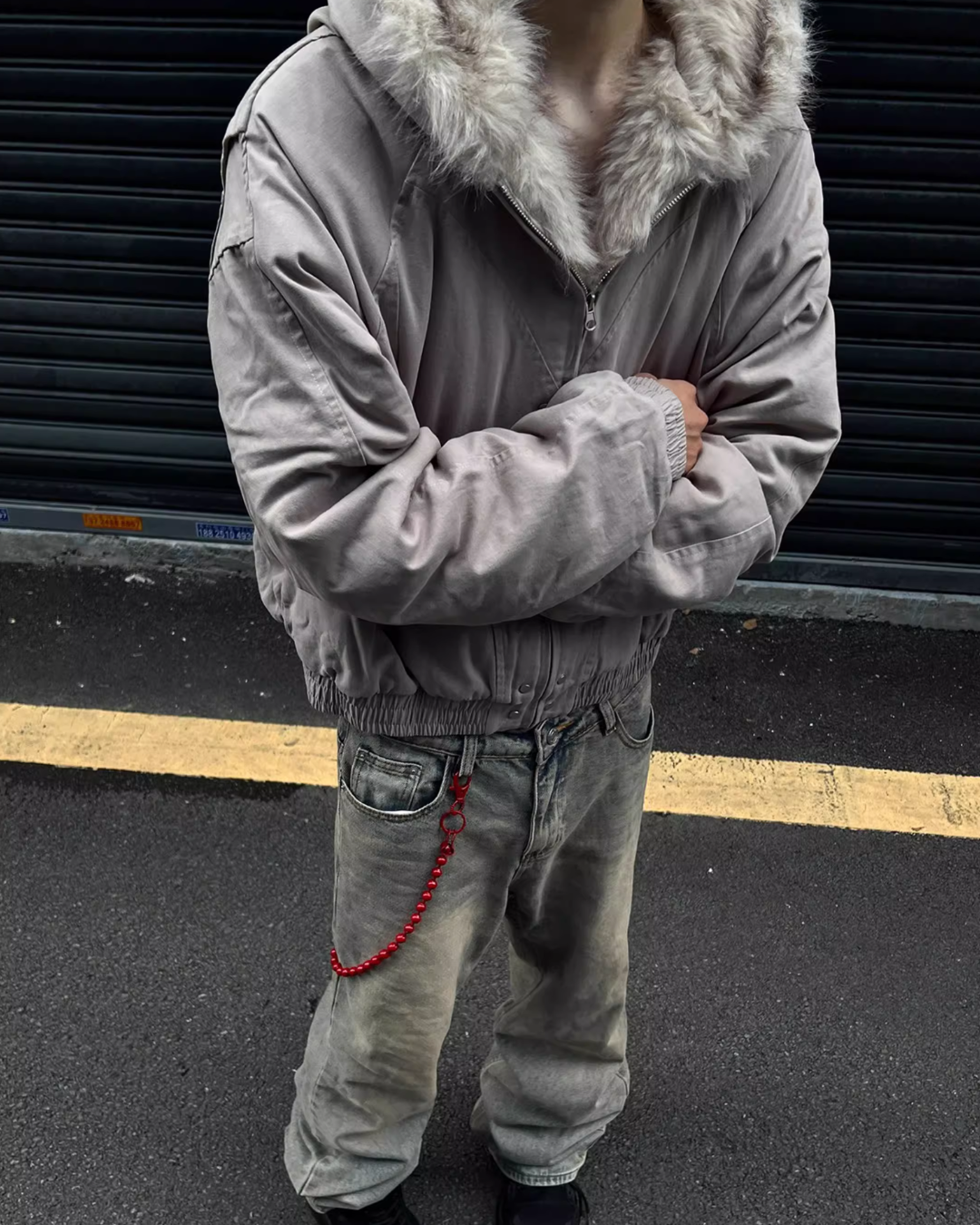 Fur Blouson Jacket FLG0011