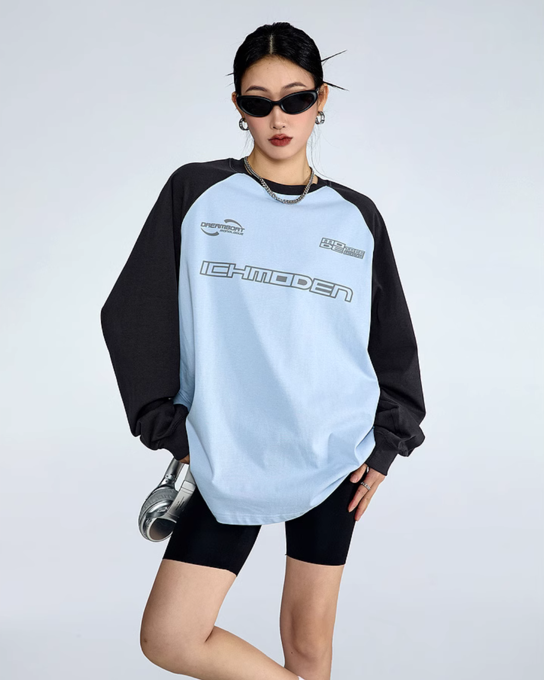 Logo Raglan Long Sleeve T-Shirt ICM0061