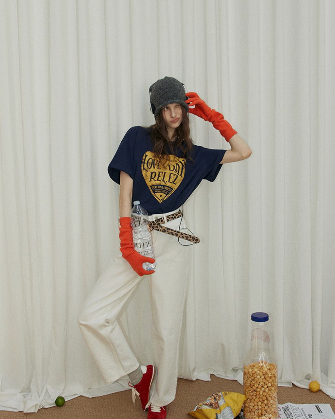 Vintage Letter Print T-Shirt RLZ0011