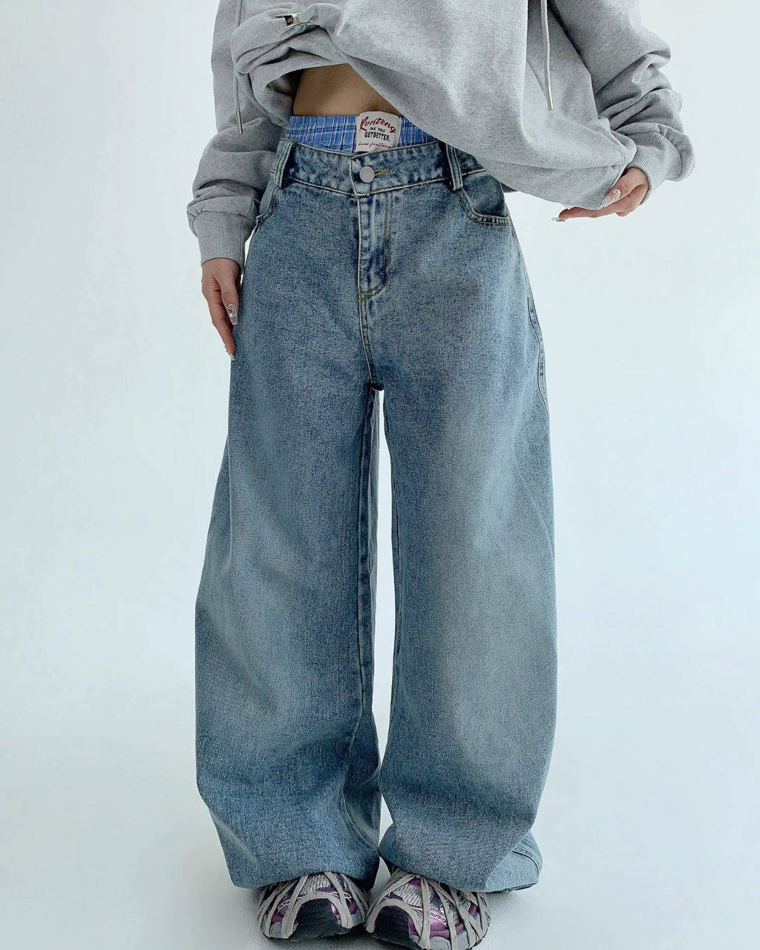 Wide Denim Pants YLS0491