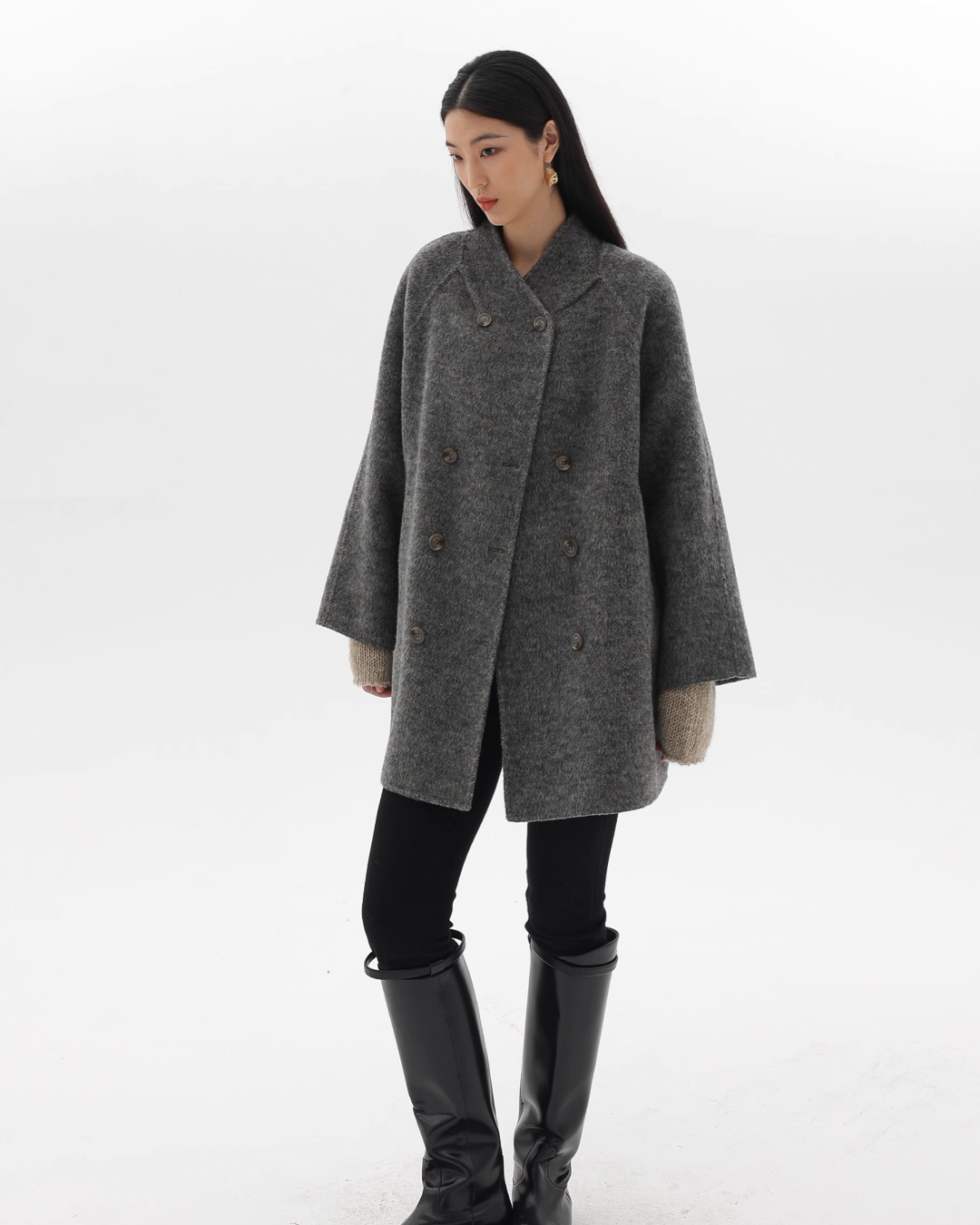 Wool Tweed Coat JLC0002