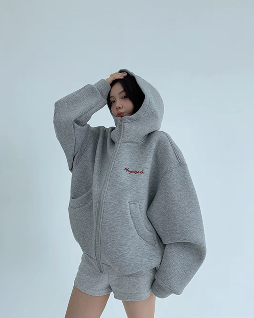 Back Logo Sweat Hood Jacket YLS0908