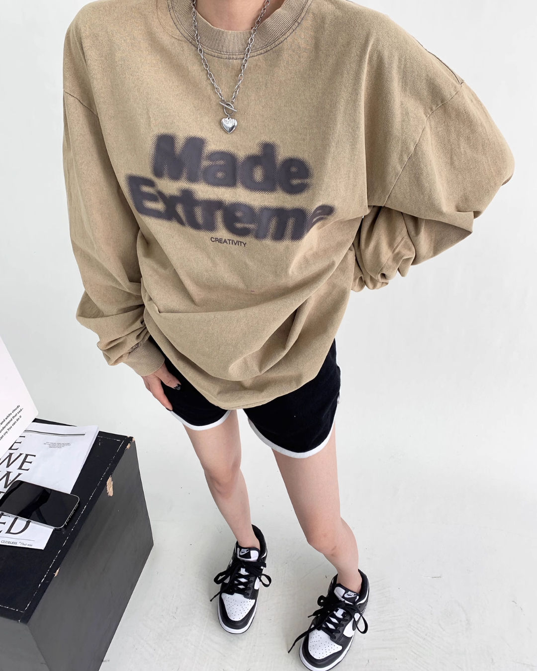 Retro Heavy Long Sleeve T-Shirt YLS0458