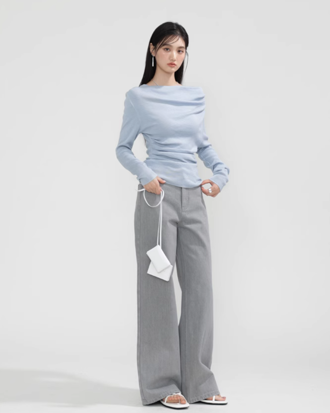 Draped Wrap Top CHS0008