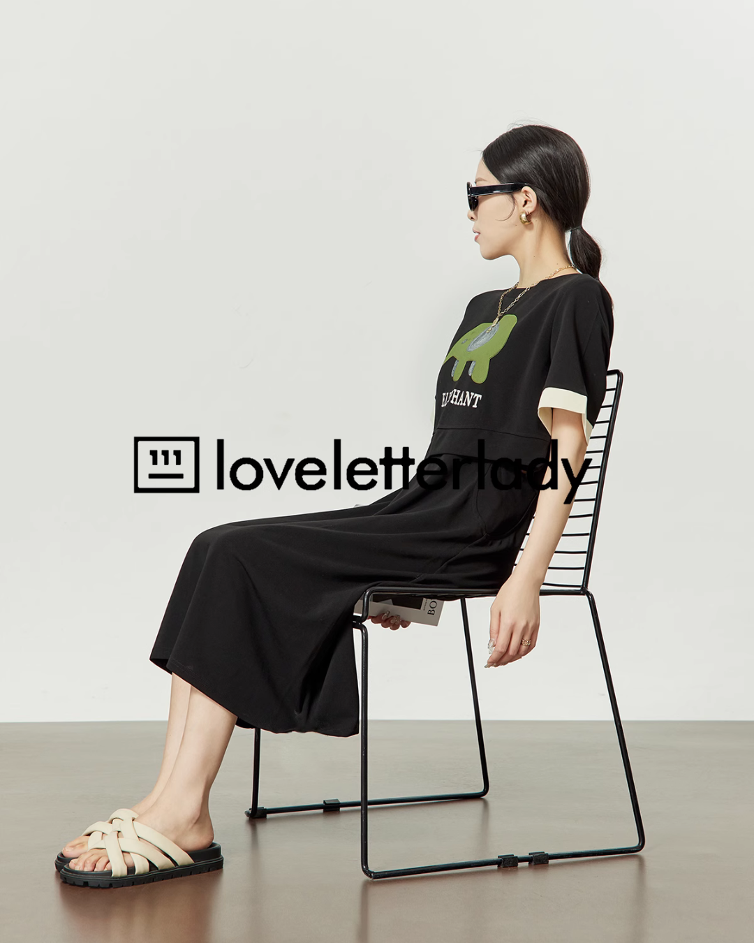 Elephant Print Casual Dress LLA0144