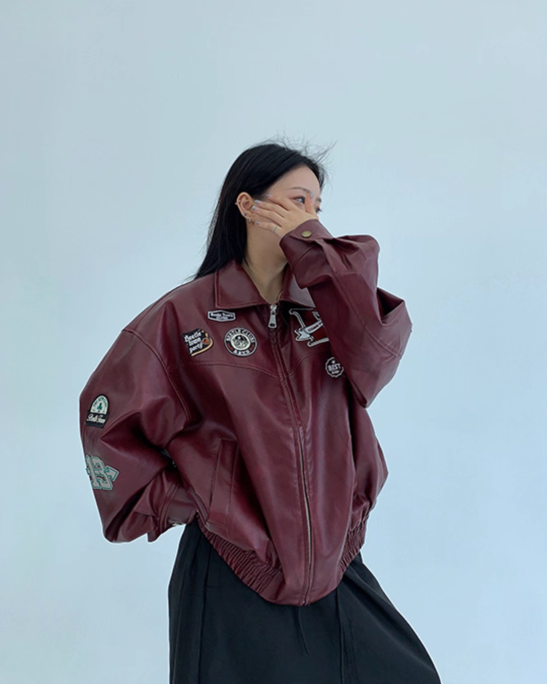 American Retro PU Leather Jacket YLS0895