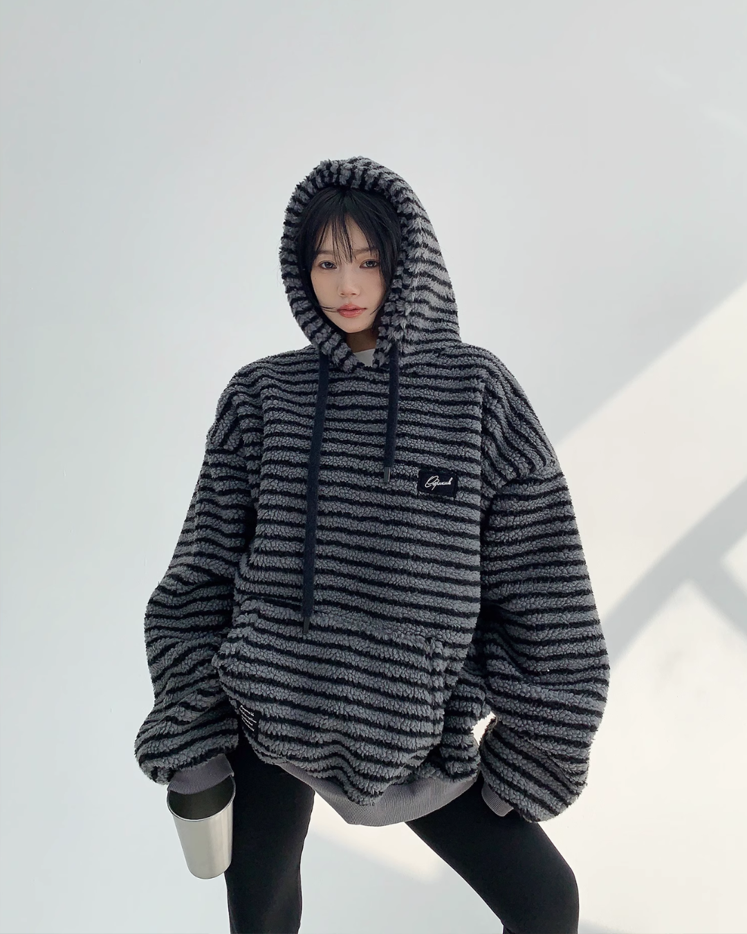 Border Pullover Hoodie YLS0635