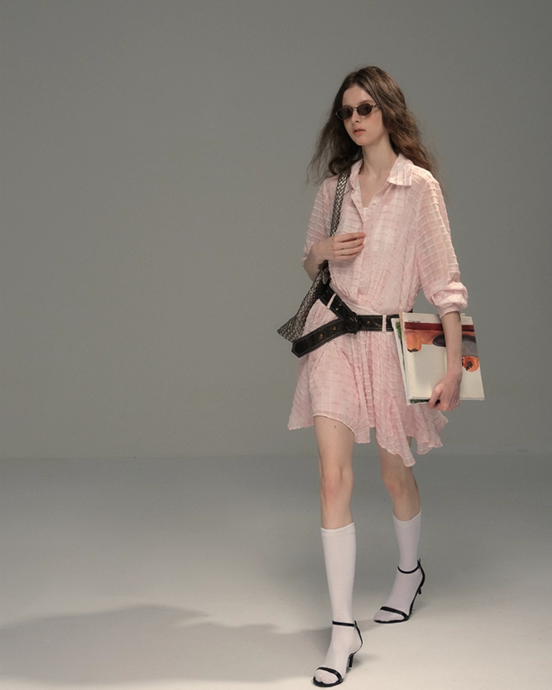 Asymmetry Shirt Dress USY0009