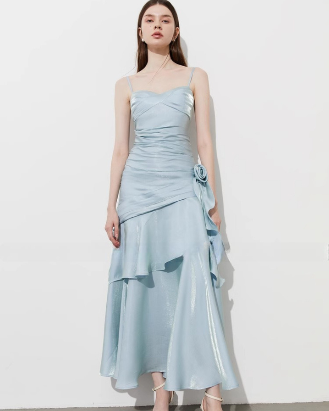 Tiered Camisole Long Dress DPY0066