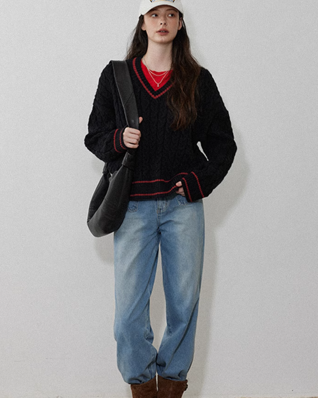 Light Blue Wide Denim Pants LFC0020