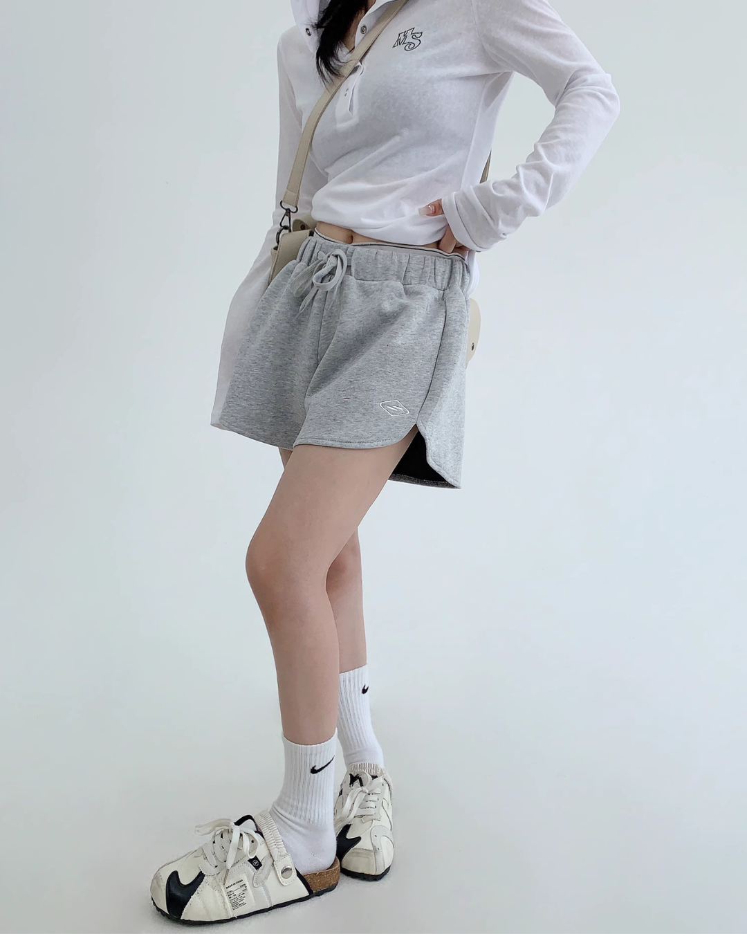 Logo Printed Sweat Shorts YLS0870