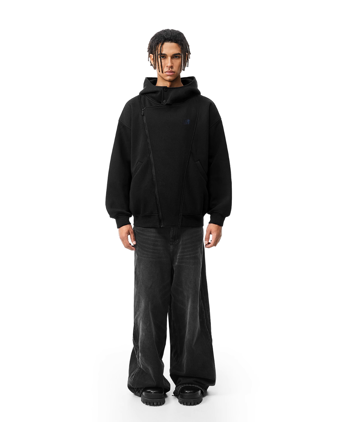 Double Zip Layer Hood Jacket FDR0005