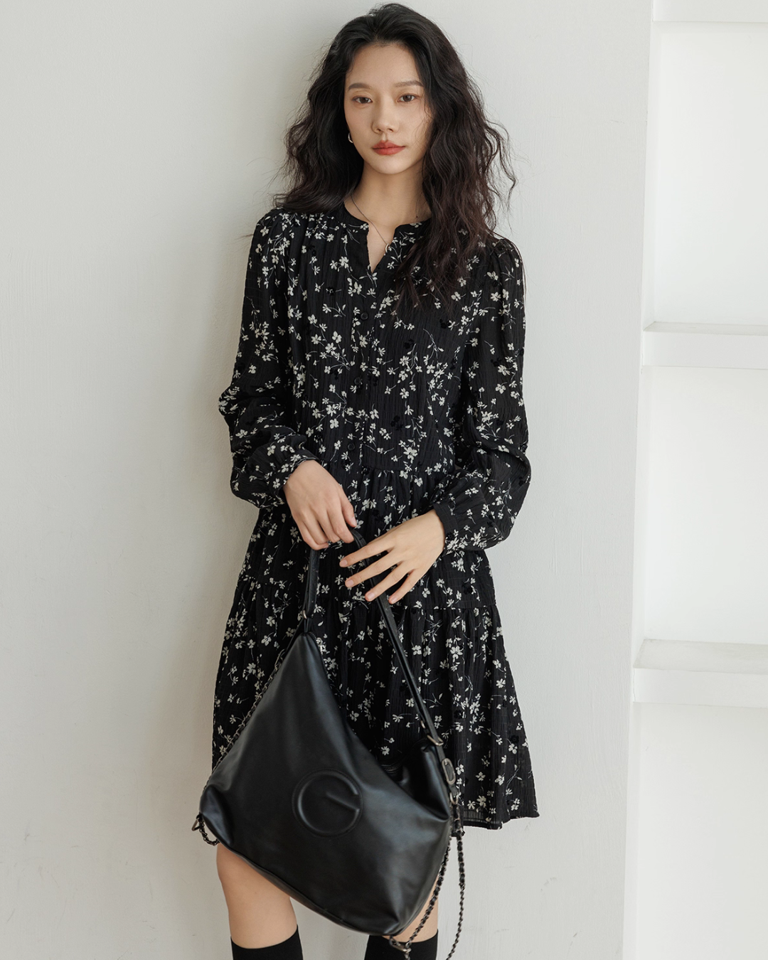 Small Floral Flare Dress VAS0127