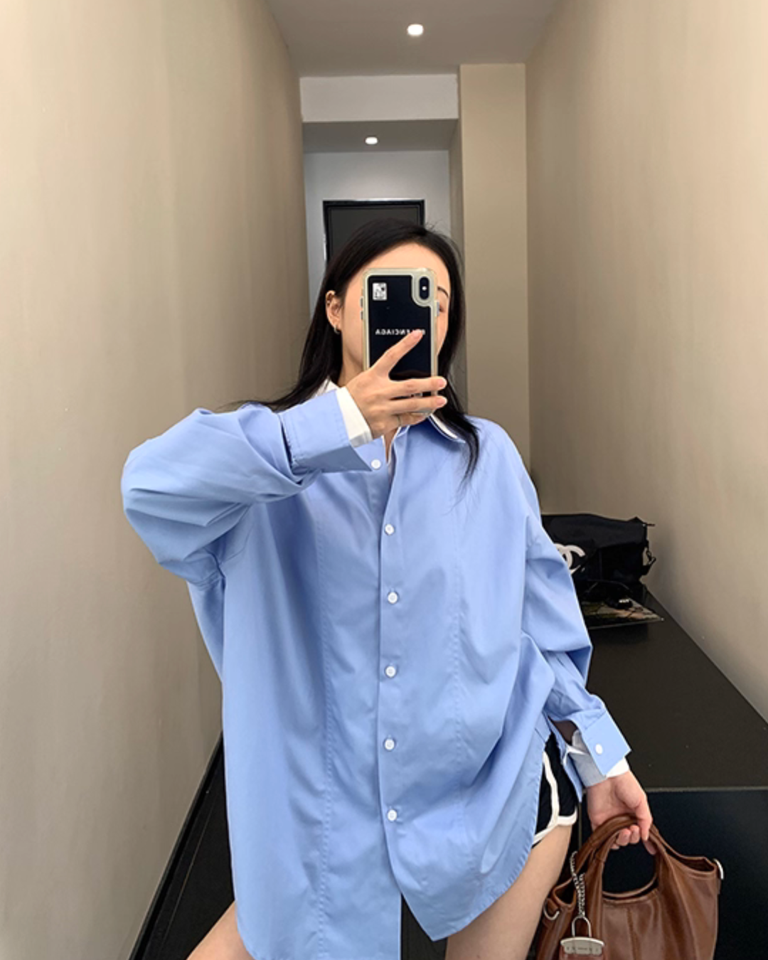 Layered Style Long Sleeve Shirt YLS0902