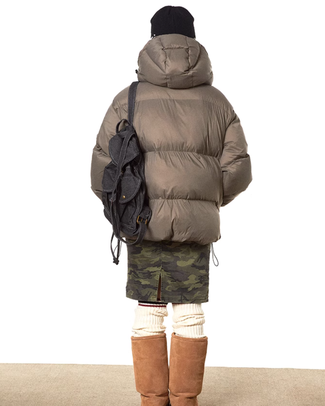 Hooded Padded Down Jacket BLB0017