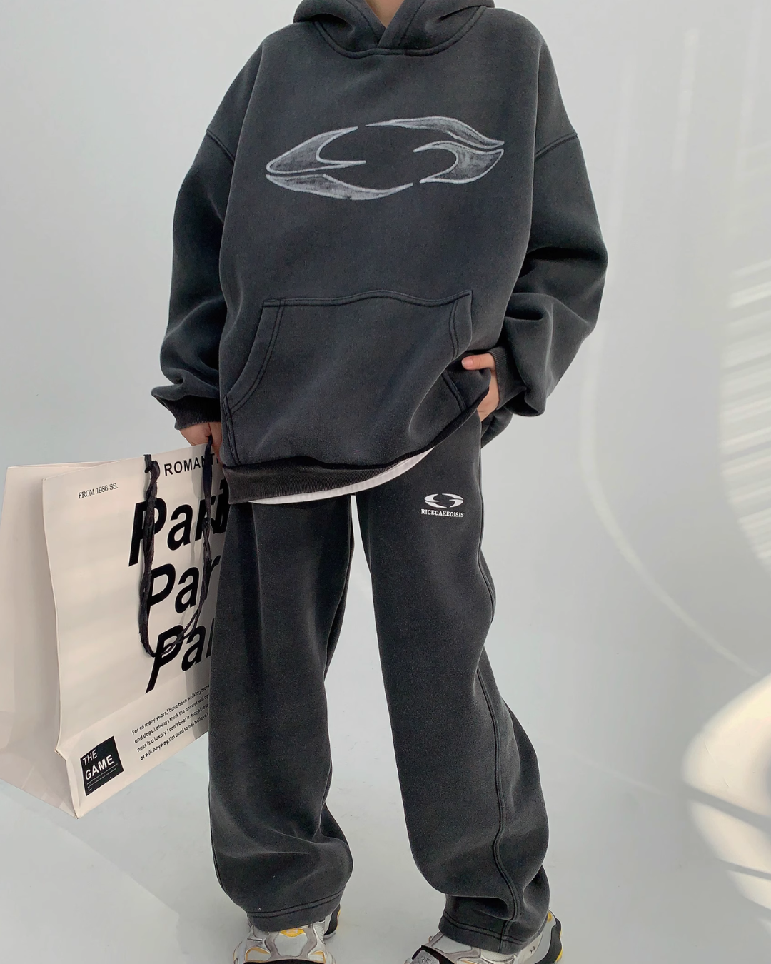 Retro Loose Sweat Hoodie / Sweat Pants YLS0012