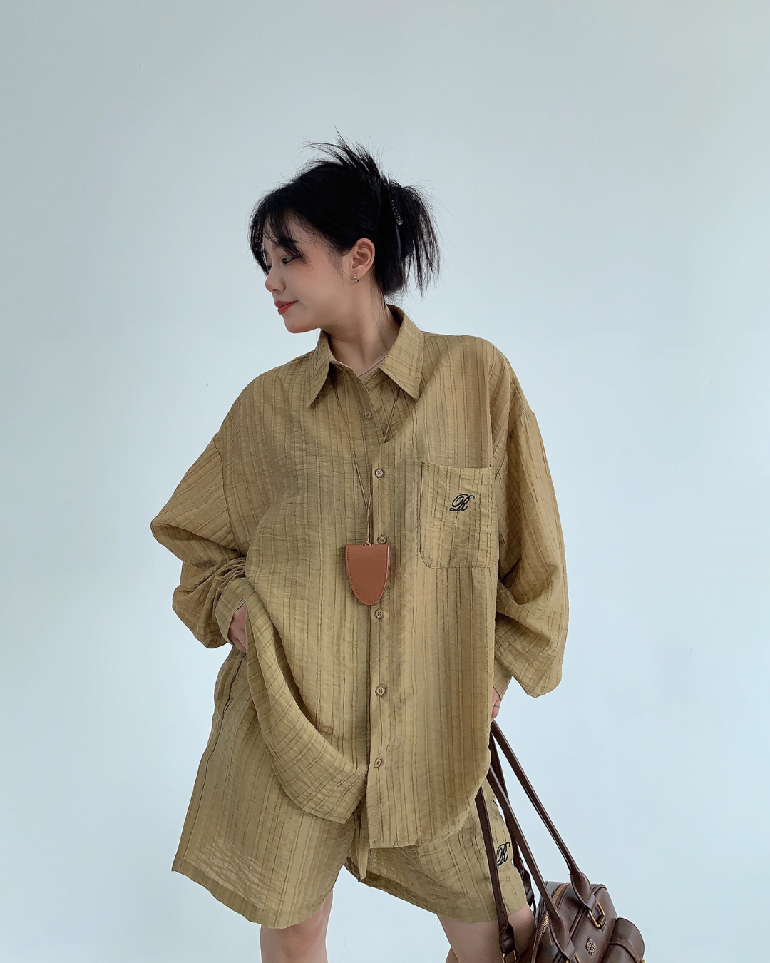 Relax Long Sleeve Shirt / Shorts YLS0882