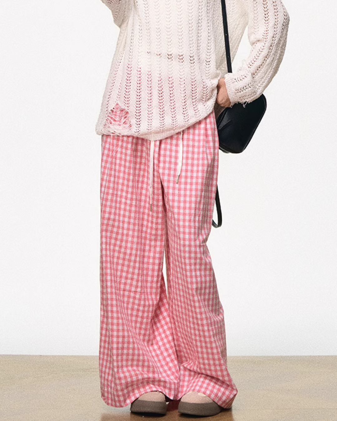 Vintage Plaid Casual Pants WEO0040