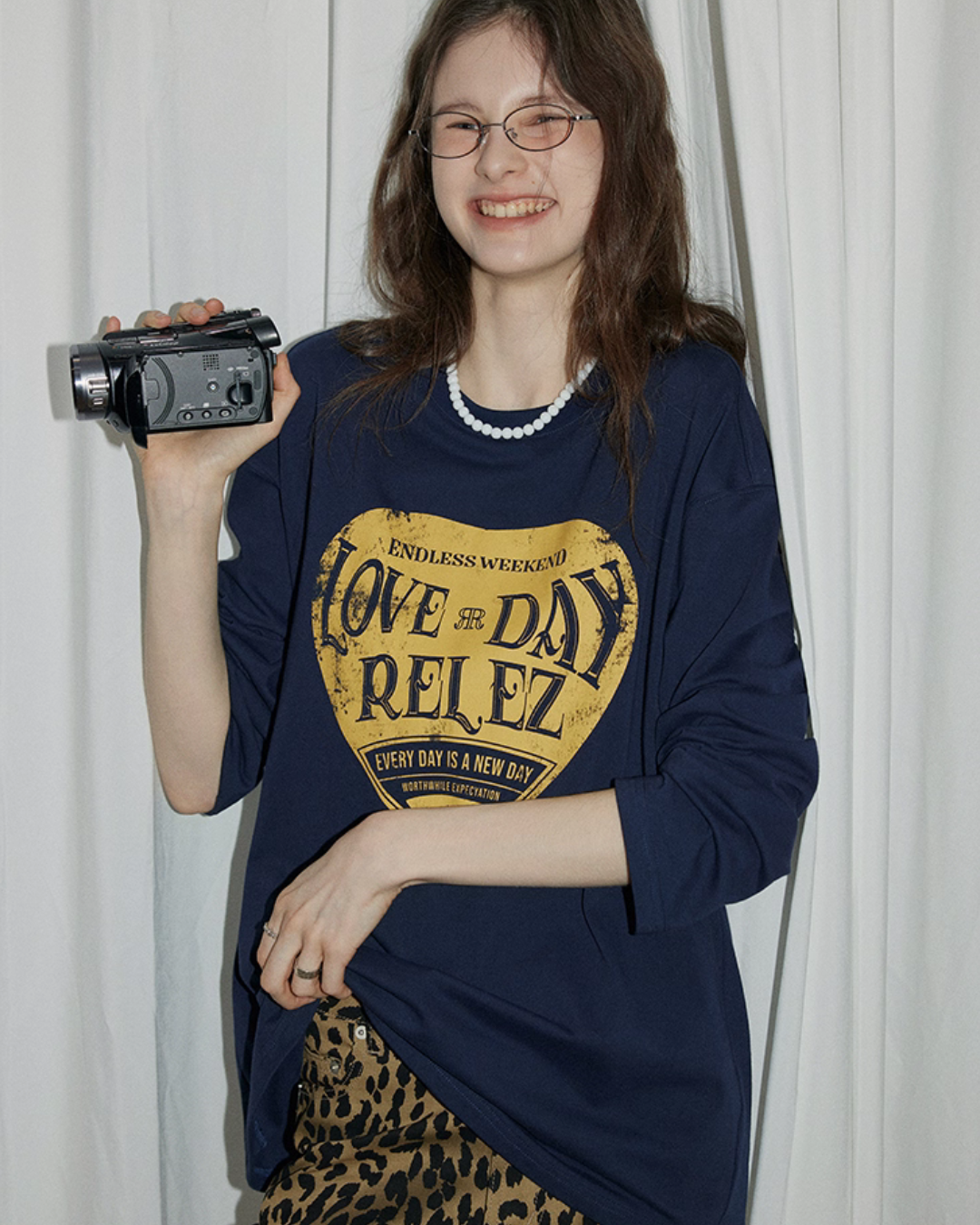 Vintage Letter Print T-Shirt RLZ0011
