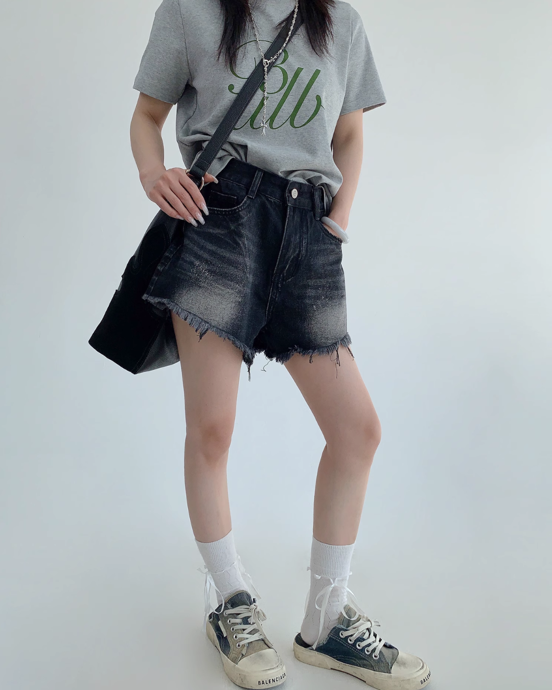 Vintage Denim Short Pants YLS0839