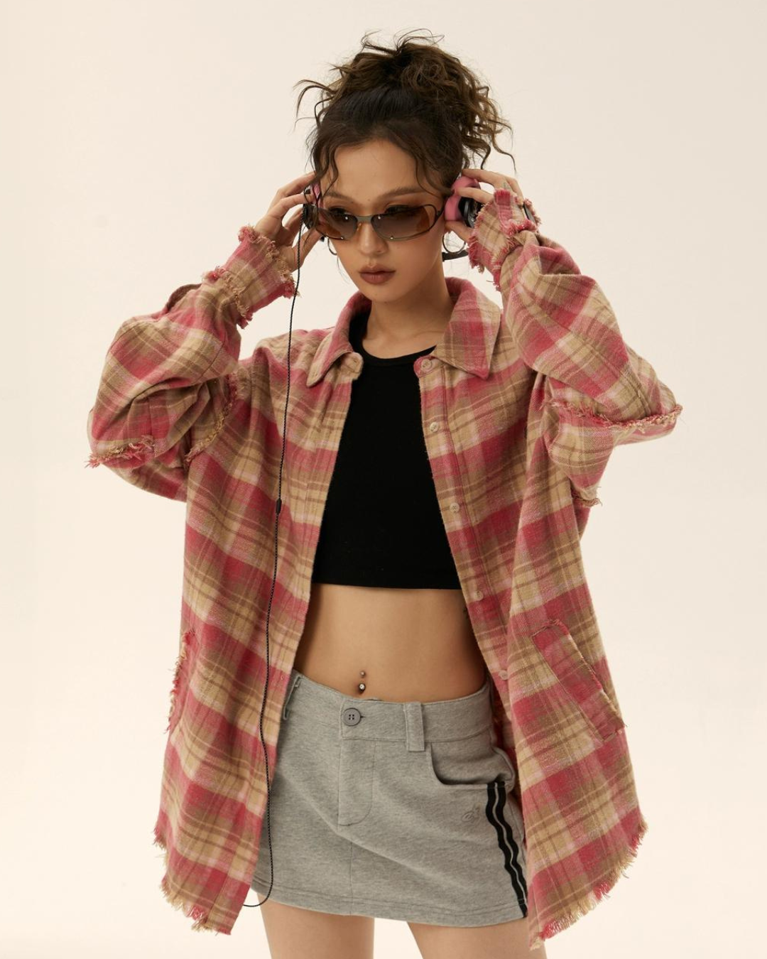 American Retro Plaid Shirt EZK0014