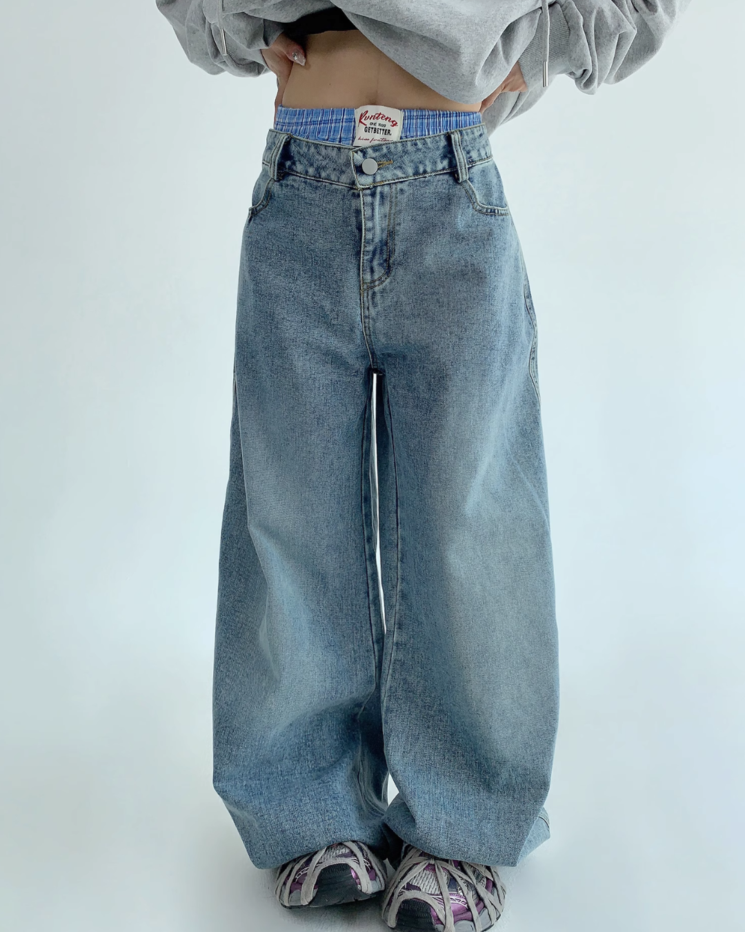Wide Denim Pants YLS0491