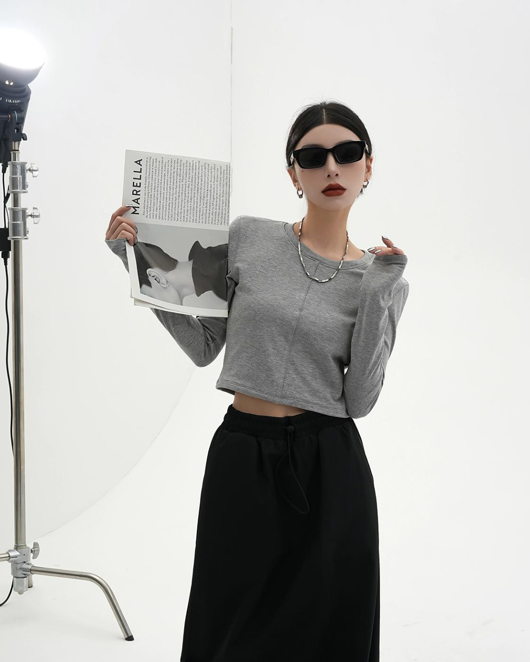 Basic Long Sleeve Tops SRS0148