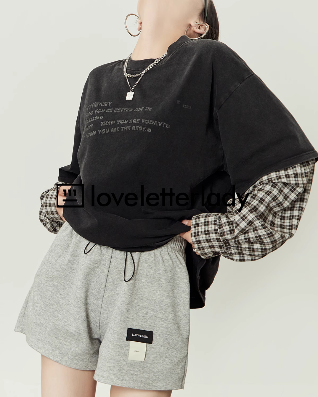 Check Shirt Docking Short Sleeve T-Shirt LLA0423