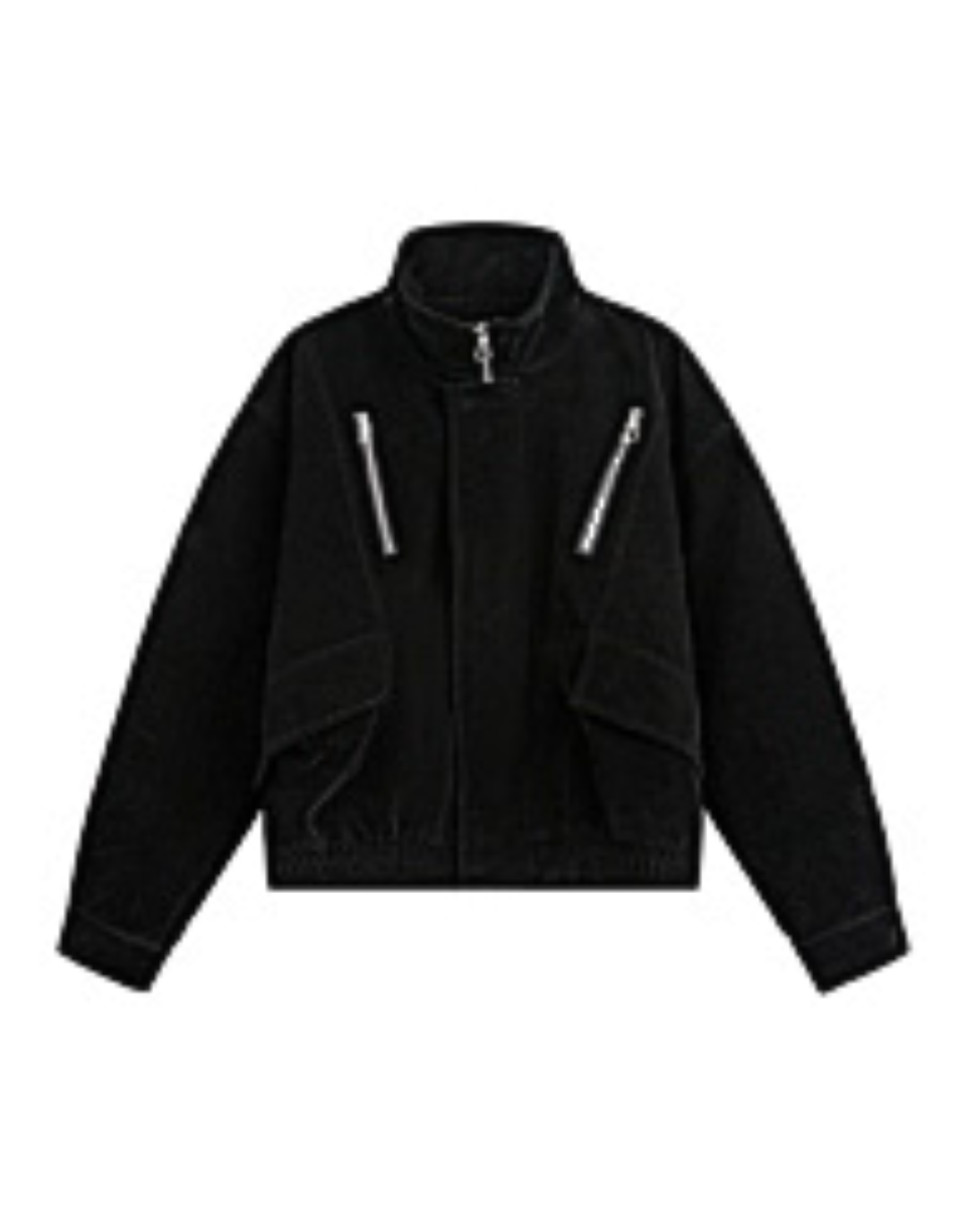 Stand Collar Suede Work Jacket BGS0021