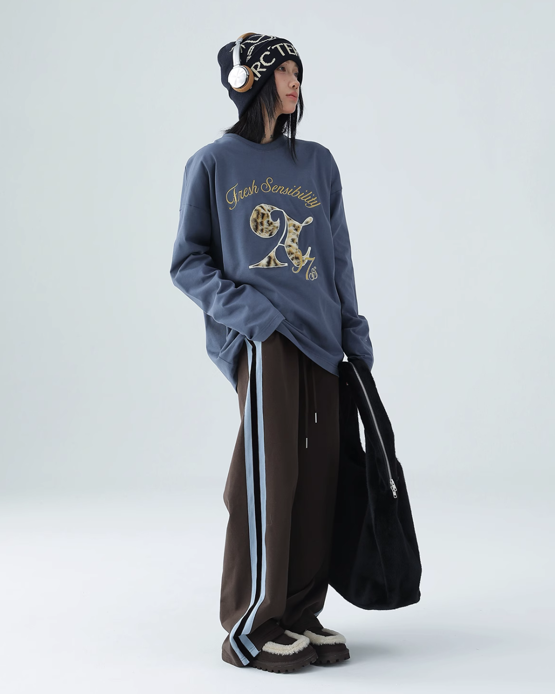 Vintage Leopard Long Sleeve T-Shirt ACS0154