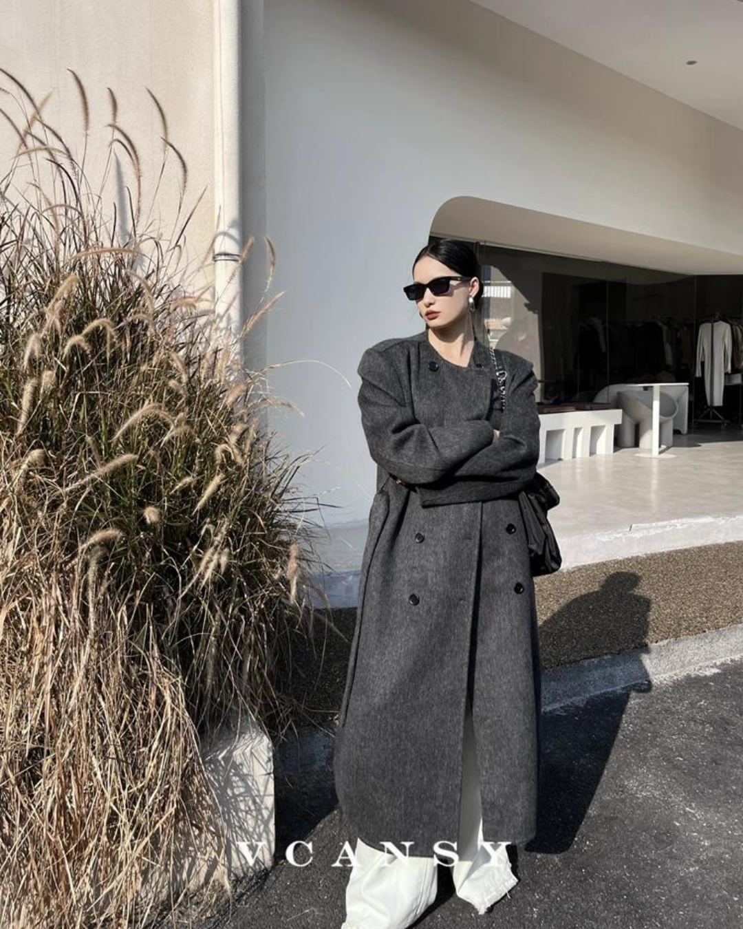 Faux Two-Piece Luxury Coat VCY0033