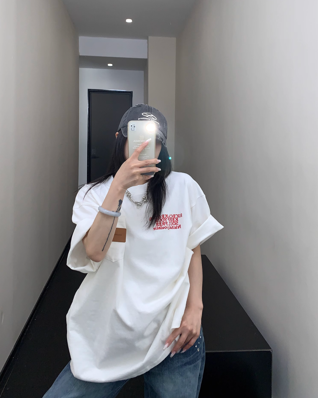 Print Short Sleeve Retro T-Shirt YLS0842
