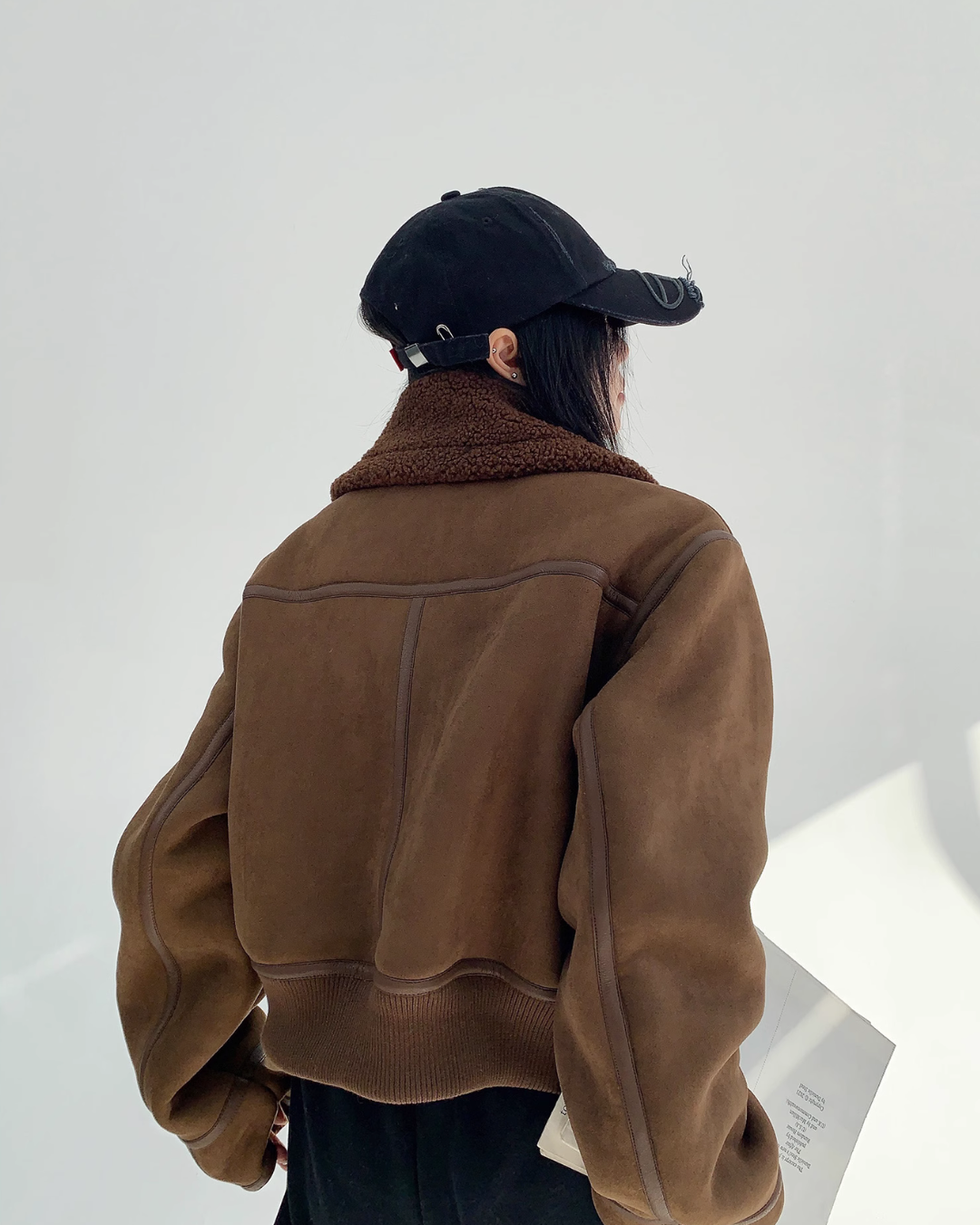 Vintage Brown Mouton Coat YLS0667
