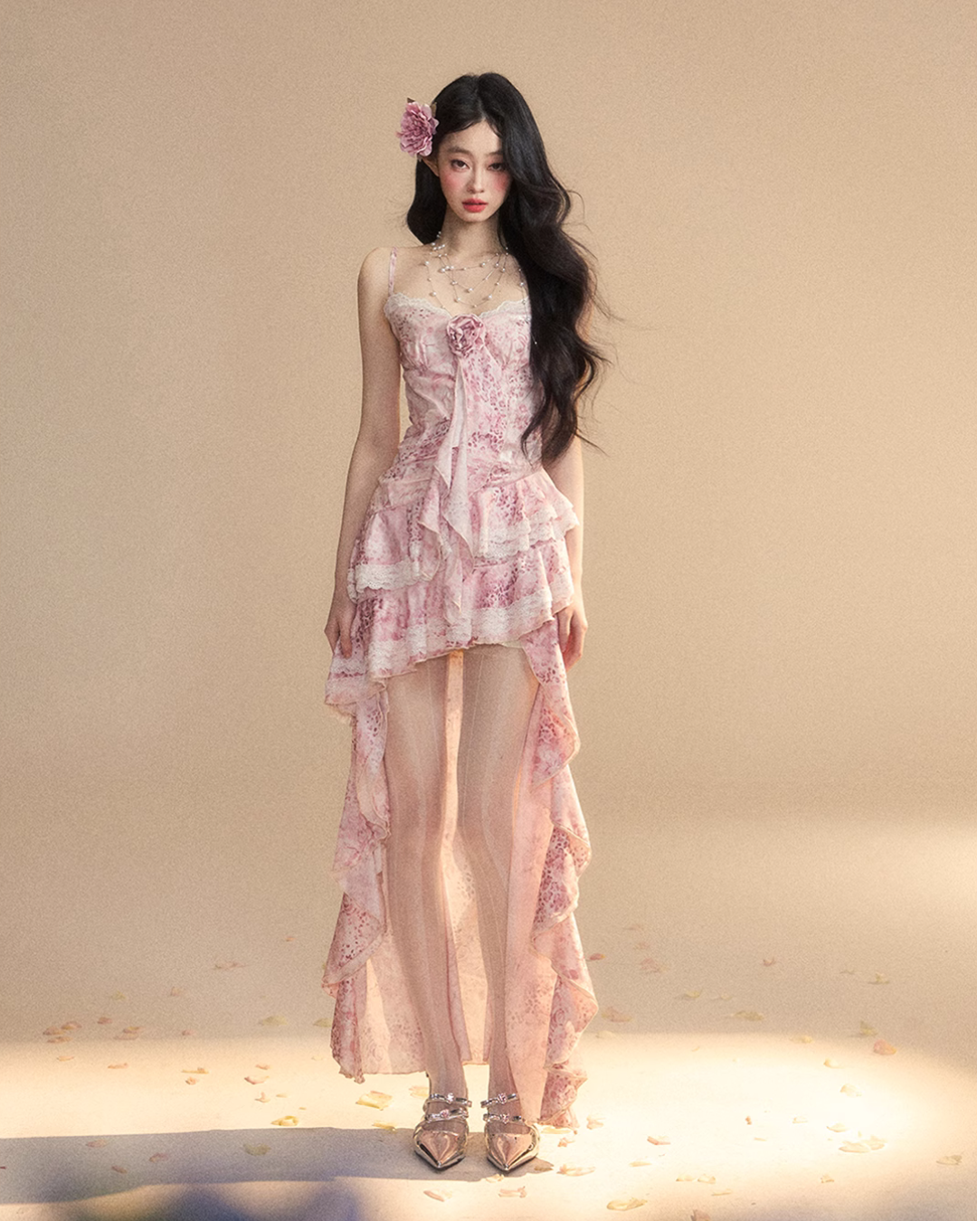 French Lace Slip Dress LAS0020