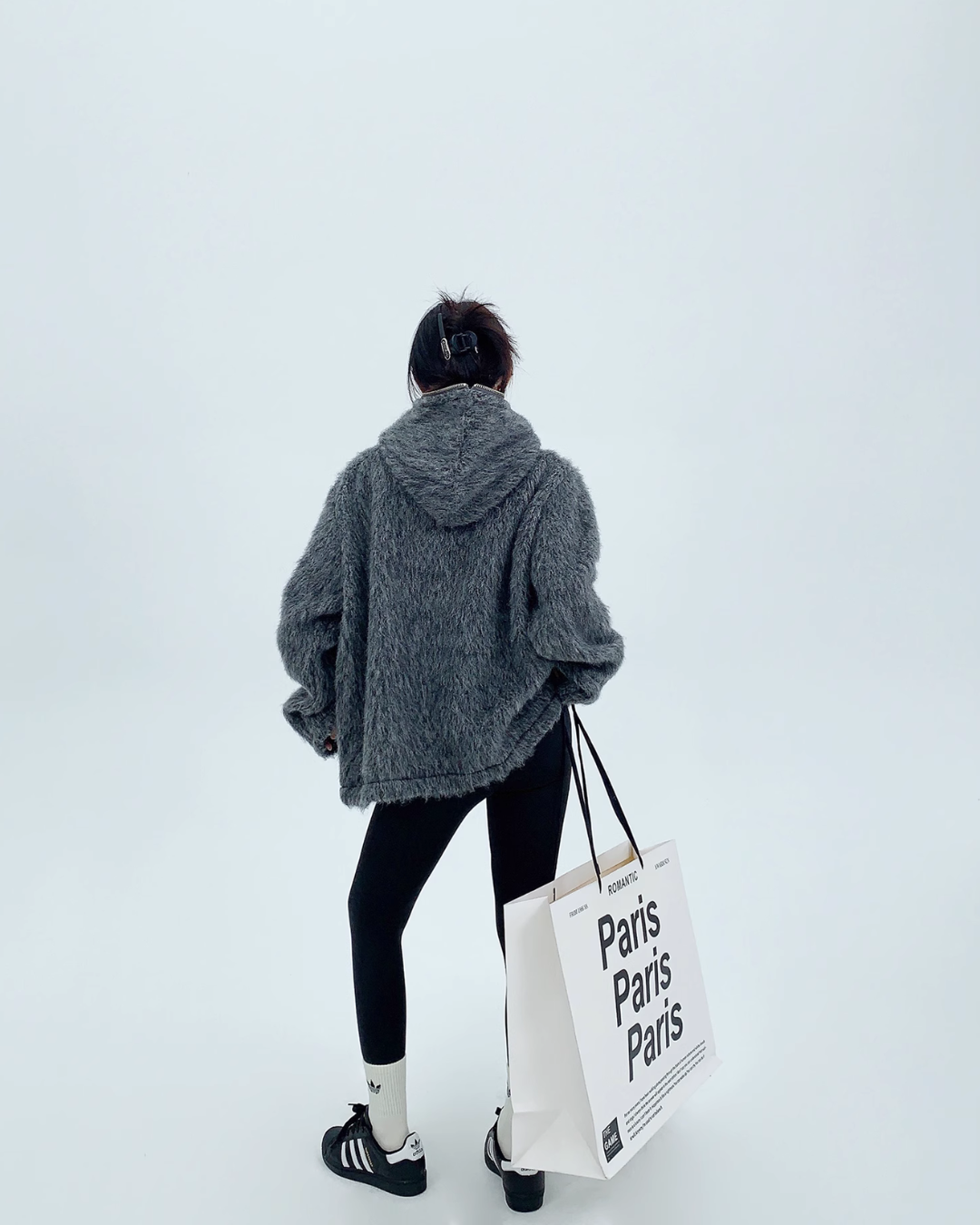 Mohair Hooded Jacket YLS0526