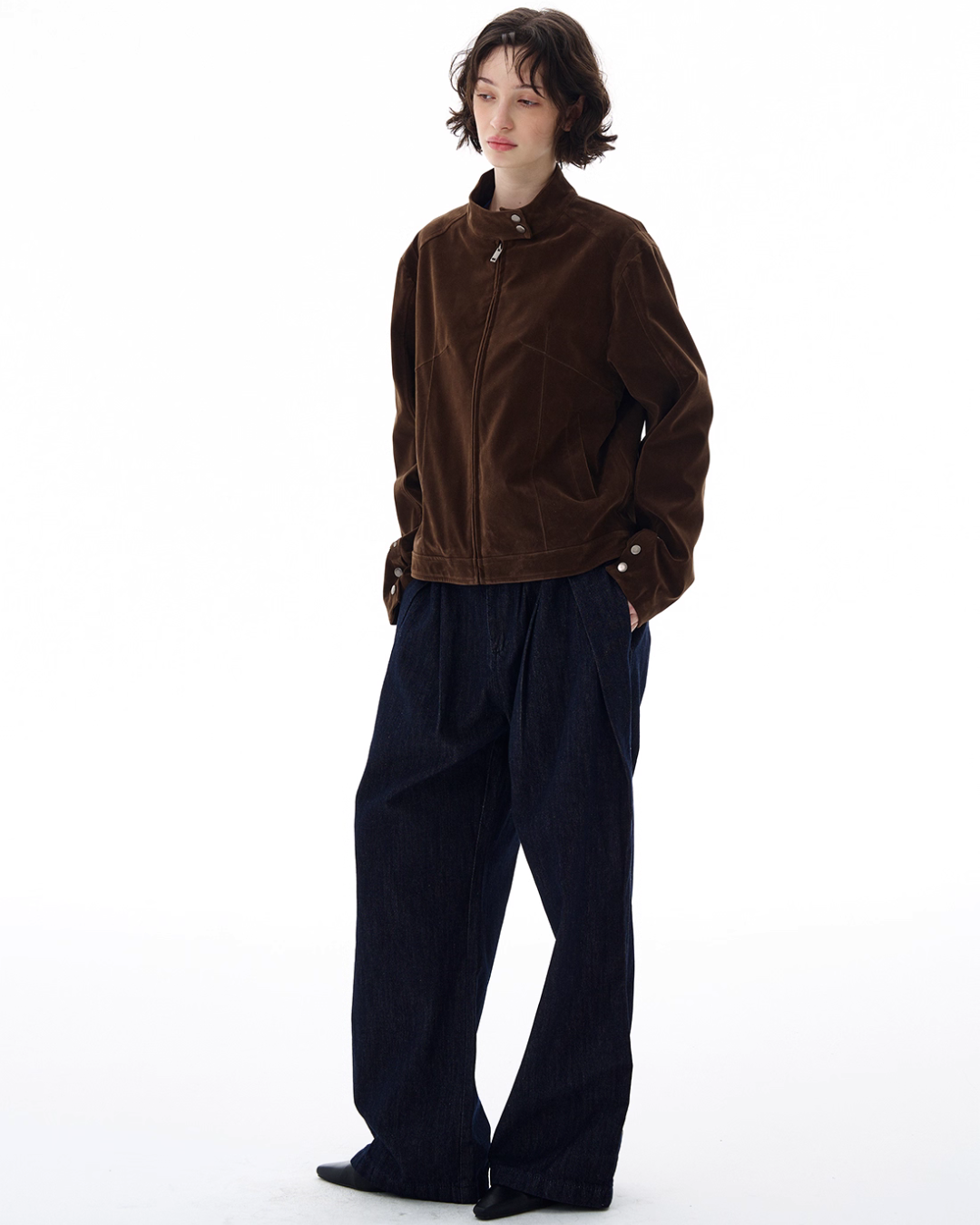 Stand Collar Zip Jacket WLS0003