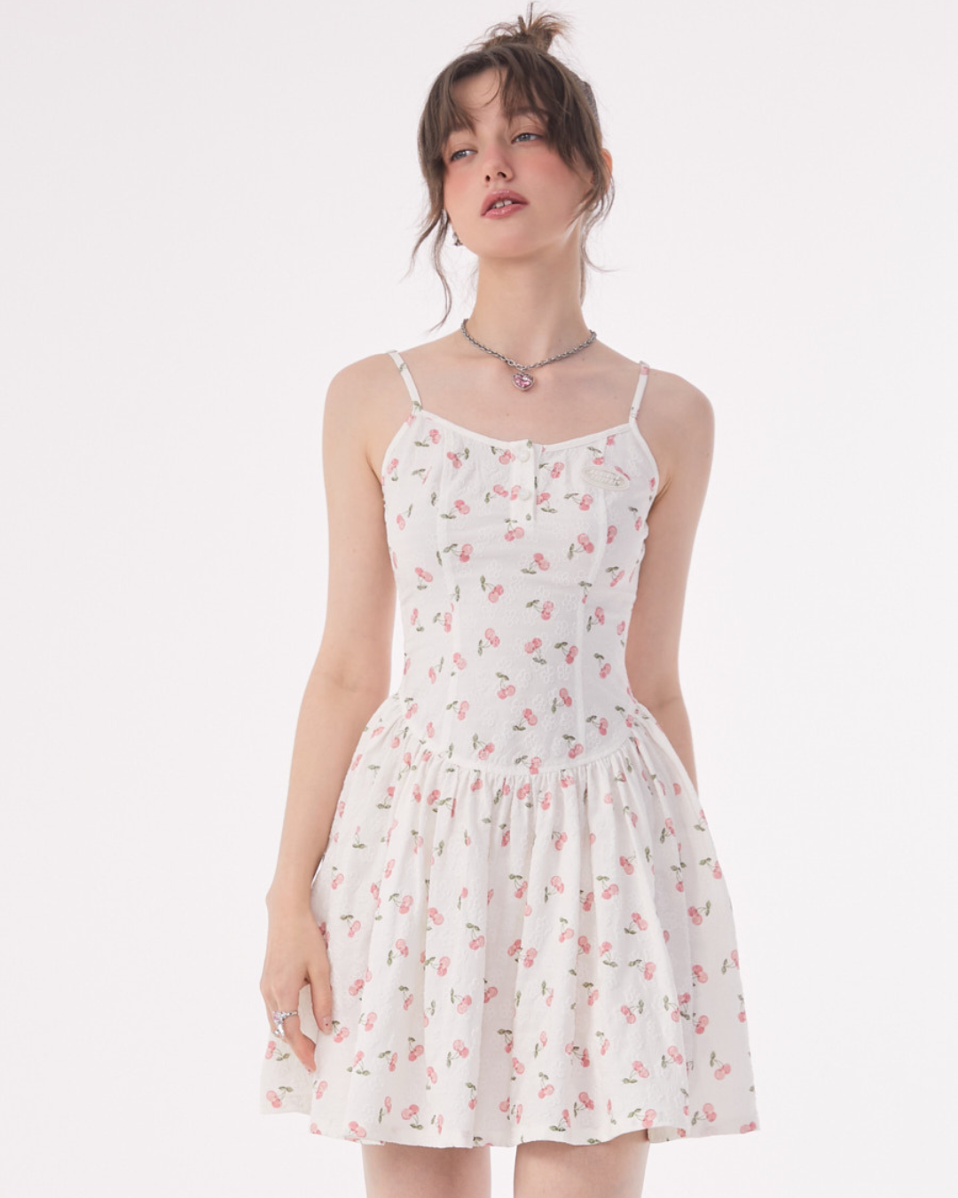 Cherry Flare Camisole Dress ZZF0173