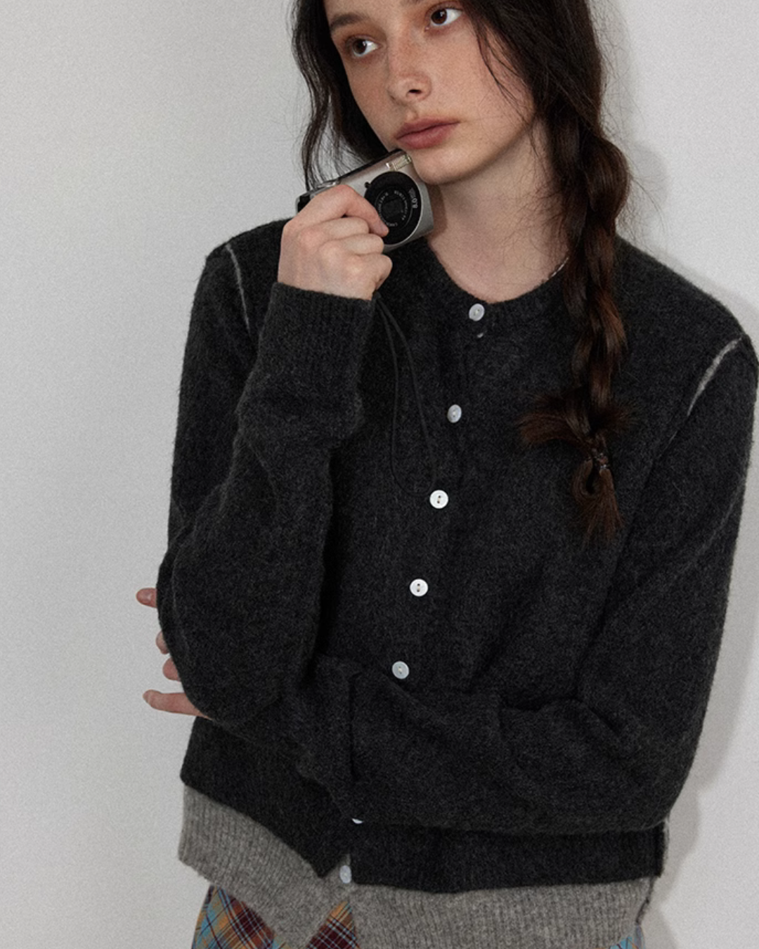 Fake Two Piece Knit Cardigan LFC0004