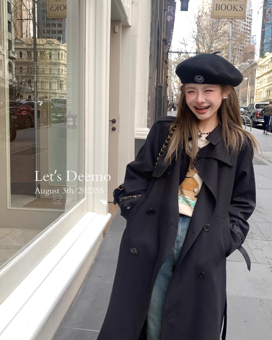 Trench Coat With Belt DEM0002