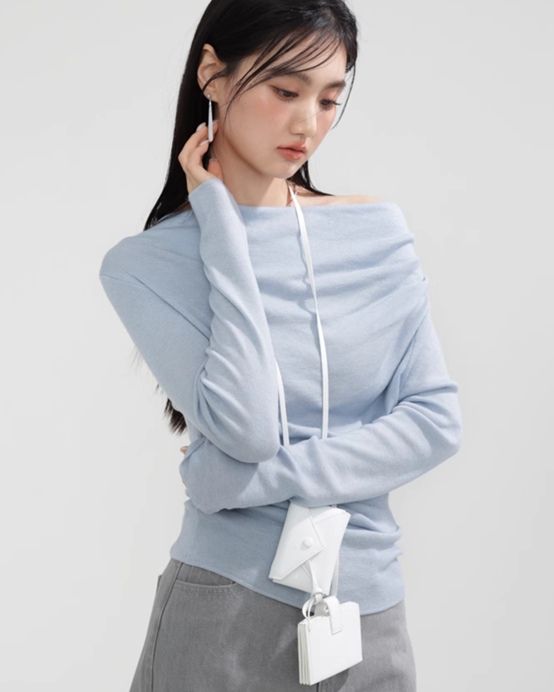Draped Wrap Top CHS0008