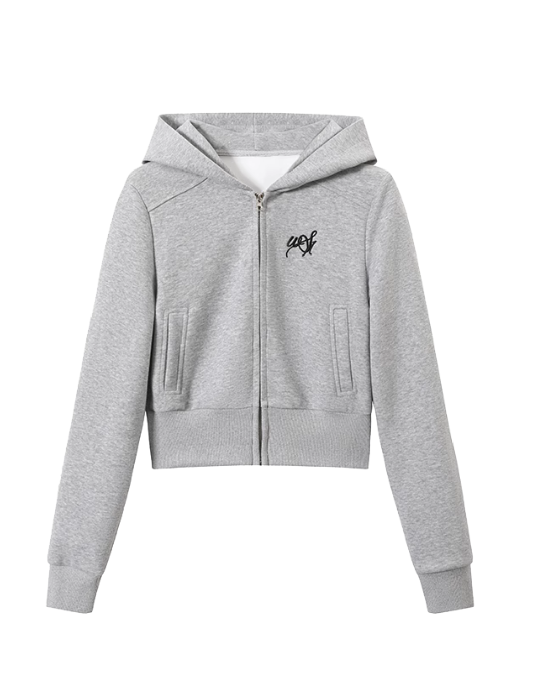 Cropped Sweat Zip Hoodie / Mini Skirt WEO0009