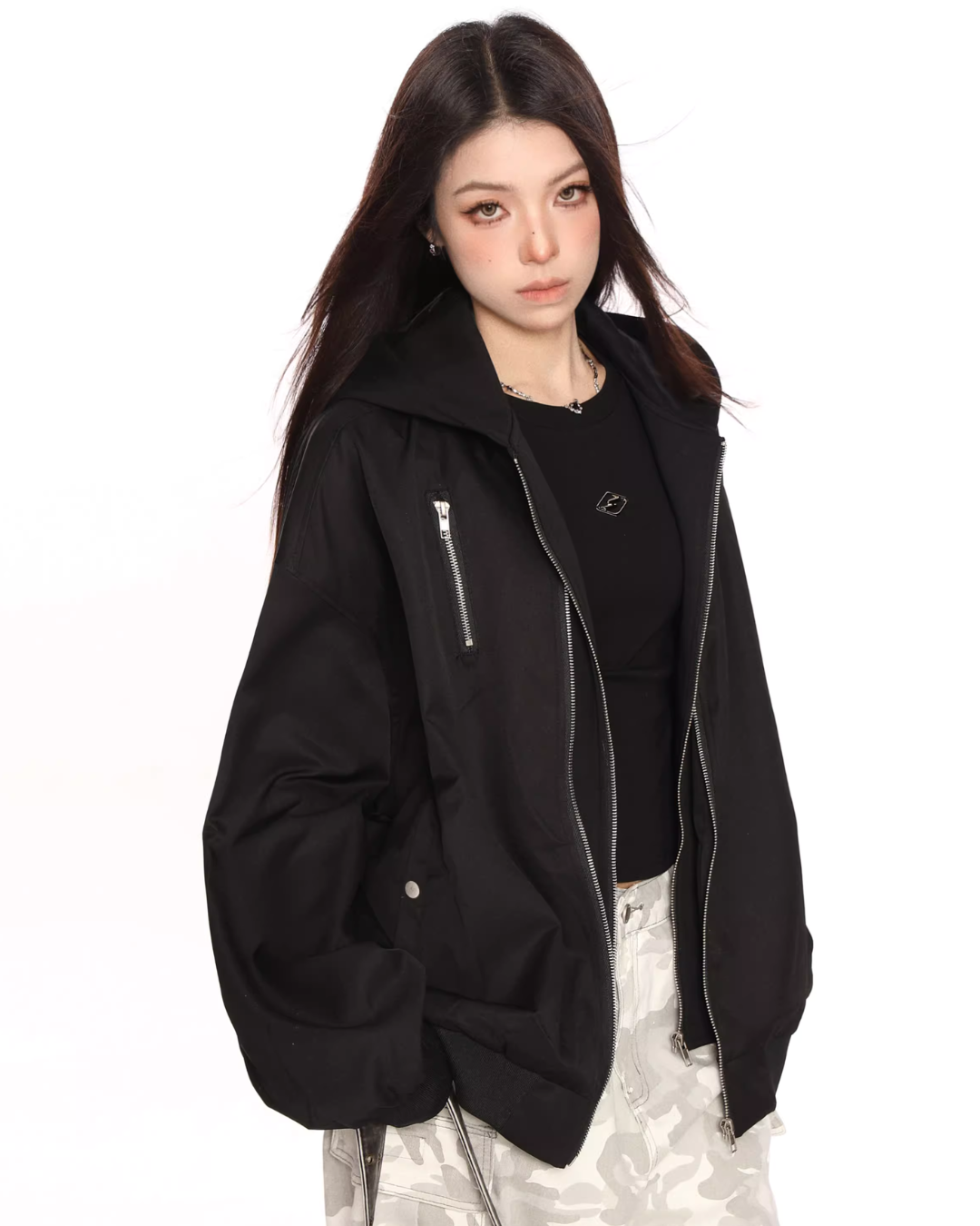 Layered Style Zip Jacket BGS0017