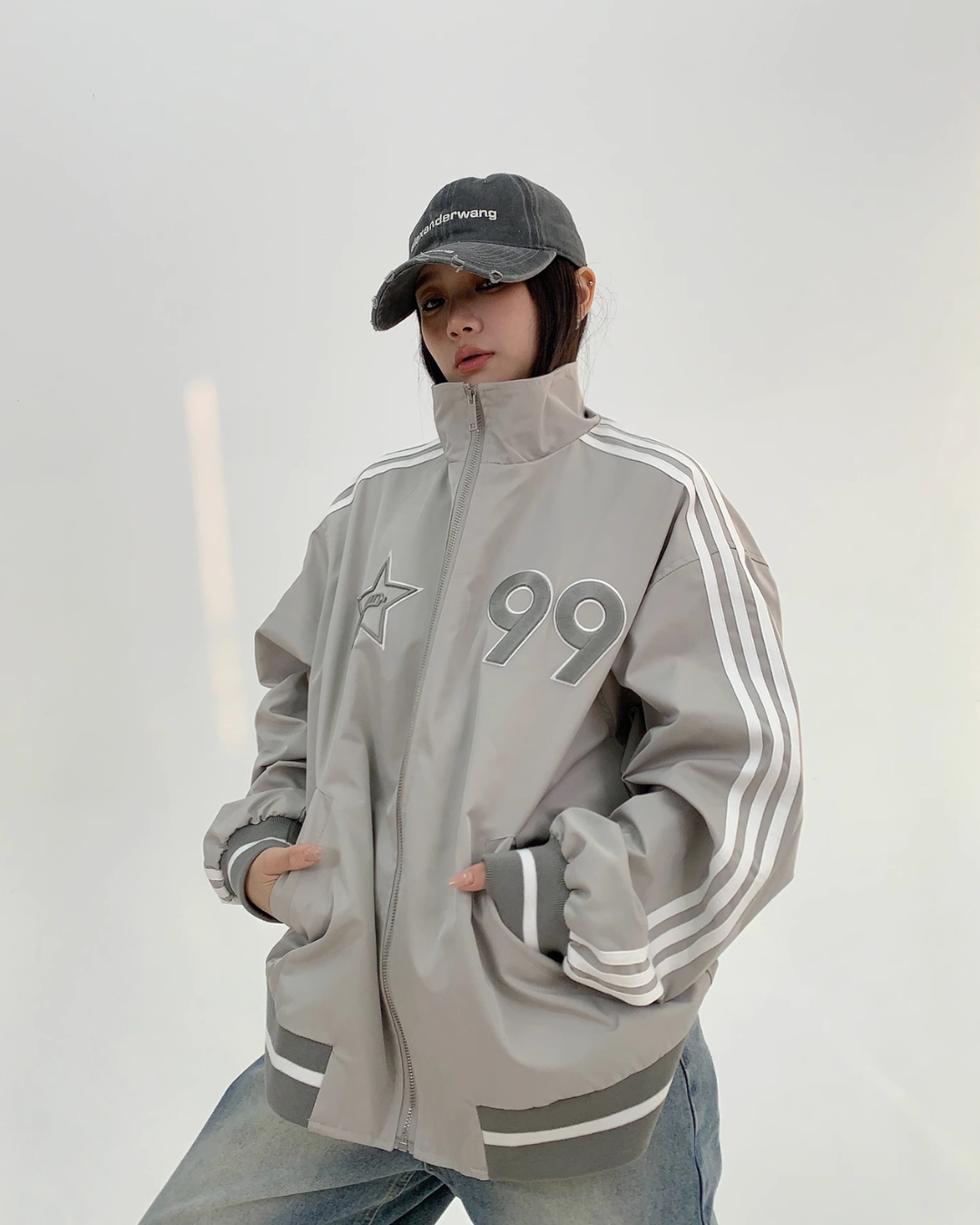 Stand Collar Line Jacket YLS0831