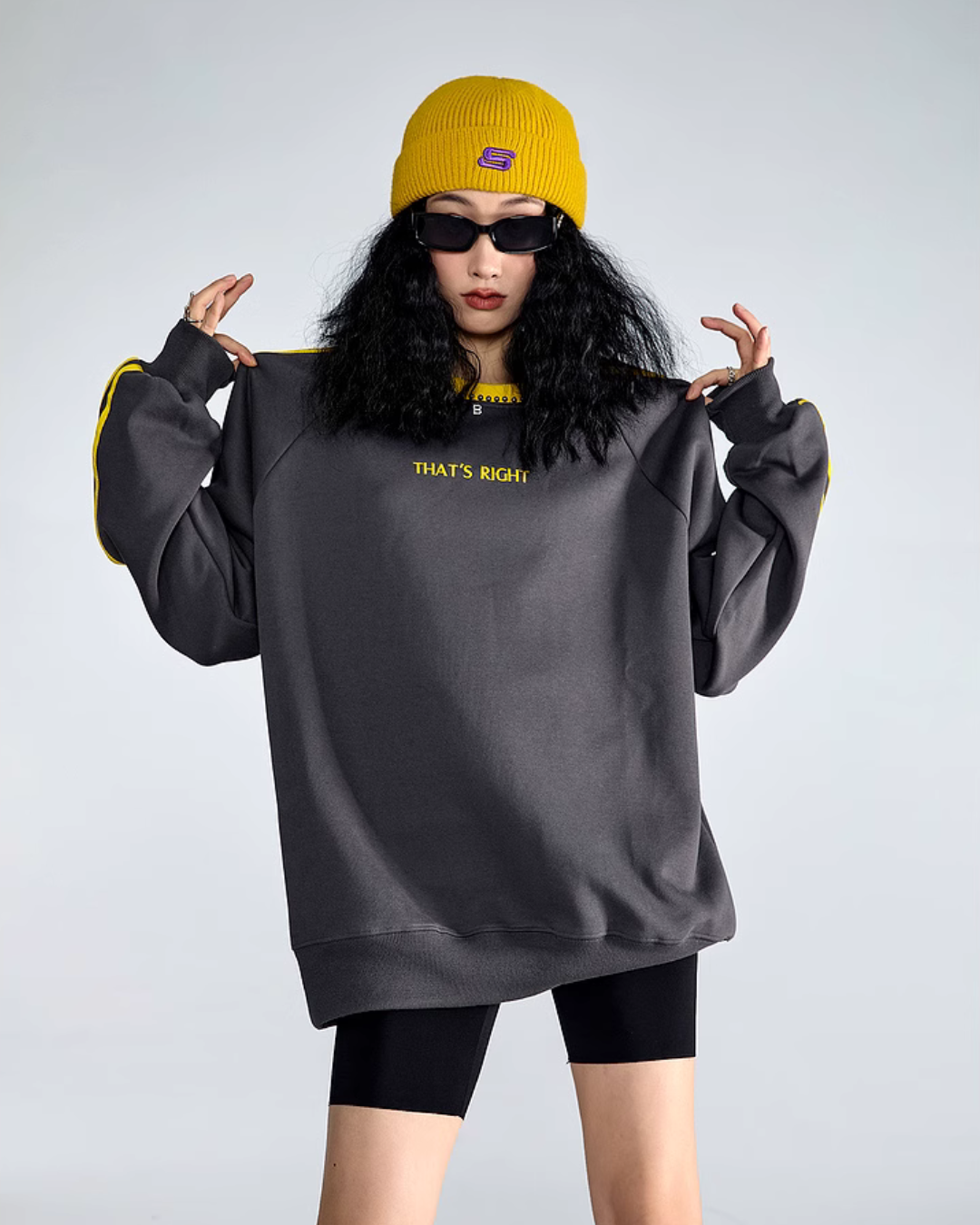 Vintage Striped Crew Neck Tops ICM0058