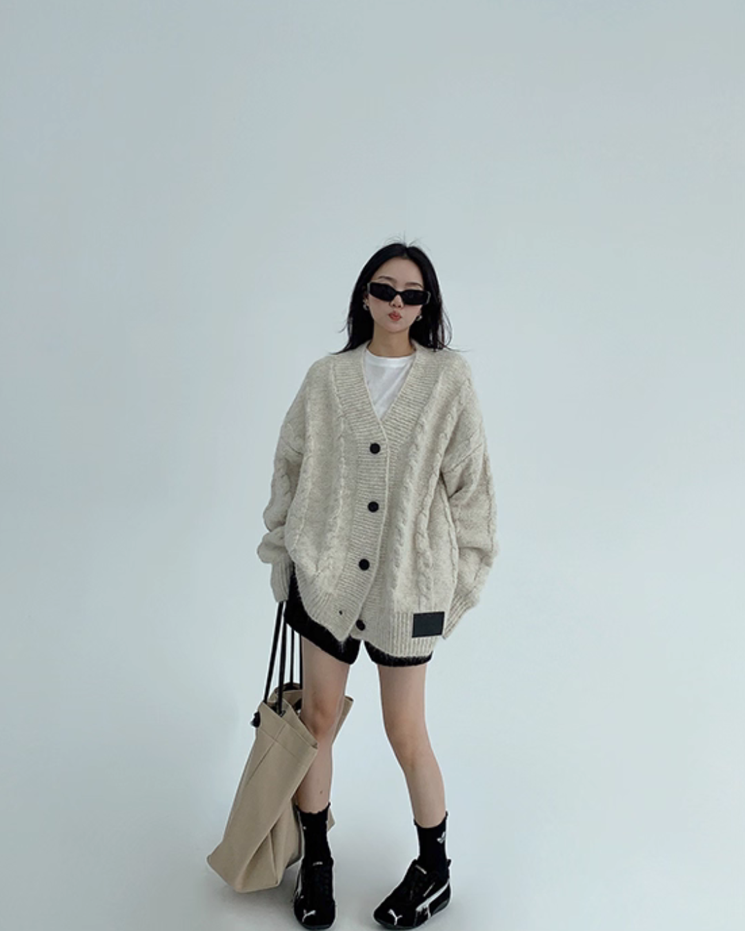 Cable Knit Cardigan YLS0961